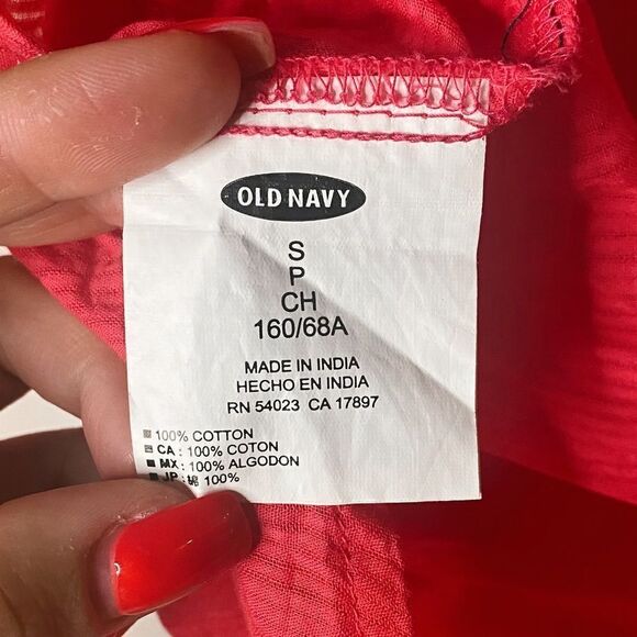 Old Navy Crimson-Red Tunic - Picture 10 of 11